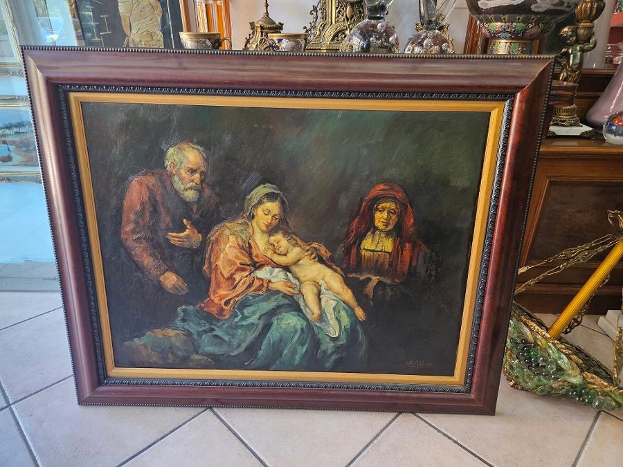 Πίνακας με παλιά κορνίζα